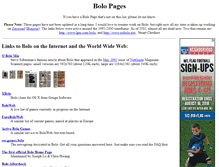 Tablet Screenshot of bolo.net